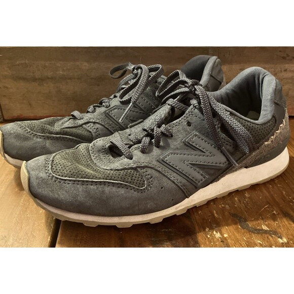 New Balance Womens 696 WL696BY Gray Running Shoes Sneakers Size 8 B - Picture 2 of 8